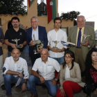 Foto de familia de los premiados. MARCIANO