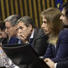 Los portavoces de los grupos políticos participan en un encuentro en Valladolid. NACHO GALLEGO