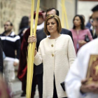Cospedal, en la procesión del Domingo de Ramos en Toledo.