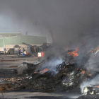 Incendio en la planta de RMD en 2015. DL