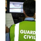 Foto cedida por la Guardia Civil sobre el delincuente informático