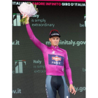 Mathieu van der Poel es el primer líder del Giro. BALAZS MOHAI