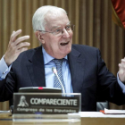 Víctor García de la Concha, ayer en el Congreso.