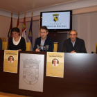Gavilanes, Gorgojo, Martínez Majo, Barthe y Marinelli, ayer en la presentación del homenaje