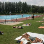 Vista parcial de la piscina de Sáenz de Miera, una de las más visitadas por los bañistas en la ciuda