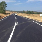 El estado de la carretera al finalizar las obras.