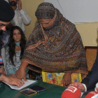 Asia Bibi, la mujer cristiana condenada a muerte en Pakistán.
