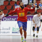 España necesitará hoy ante Eslovenia todo el carácter y la garra de su lateral Jorge Maqueda.