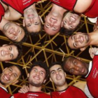 Quezada, Jorge Calvo, Fontet, Seawright, Riol, Múgica, Bernabé, Jorge García, Julio González y Rocch