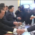 La reunión se ha celebrado con motivo de presencia de ambos en los Juegos Olímpicos de Invierno de Corea del Sur.