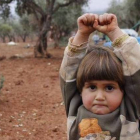 La imagen fue tomada en el inicio de la guerra civil en Siria.