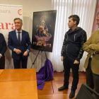 Cayón, Cepedano, López Flecha y Javier Sanz, en el acto de ayer. RAMIRO