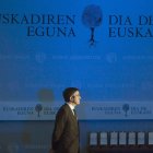 El lendakari Patxi López, durante los actos de conmemoración del Día de Euskadi.