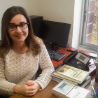 Ana Abelló Verano en uno de los despachosdel Campus leonés.