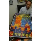 José Antonio Rey muestra el cartel