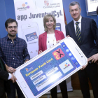 Alicia García, durante la presentación de la iniciativa. NACHO GALLEGO