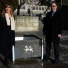 La edil de Obras, Gema Cabezas, y el de Limpieza, Parques y Jardines, Javier Chamorro.
