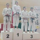 Daniela Agudo subió al podio de la Copa de España cadete. DL