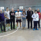 Foto de familia de la entrega de premios a los triunfadores.