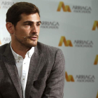 Casillas el día que presentó la campaña de comunicación del bufete Arriaga-Asociados. ángel díaz