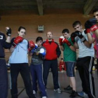 Marta Roldán (izquierda) e Itziar Rodríguez, las dos campeonas, durante un entrenamiento
