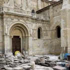 En San Isidoro, aunque la fachada ya está restaurada, quedan tres meses de obras.