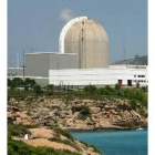 Vista de la central nuclear de Vandellós donde se declaró un incendio