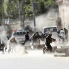 Imagen de archivo de un atentado en Kabul.