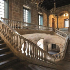 El interior de la Llotja de Mar.