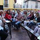 El escritor Pedro García Trapiello, ayer, en el Benito, durante la charla ‘Política y cultura pasada por un bar’.