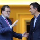 Es el primer encuentro entre el presidente del Gobierno y el líder socialista desde que este recuperó las riendas del partido