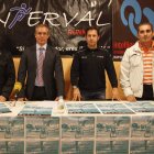 García Ferreras (Interval) junto a los ediles de Deportes.