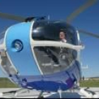 El helicóptero de las urgencias médicas acudió desde Astorga para atender al agricultor