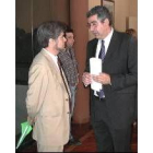 A la izquierda el alcalde, Vicente Cela, junto a Millán, portavoz del PP