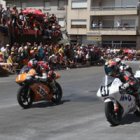 Una imagen del último gran premio de velocidad en circuito urbano de La Bañeza.