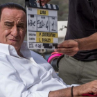 Toni Servilo, durante el rodaje de Loro, la película en la que encarna a Silvio Berlusconi.