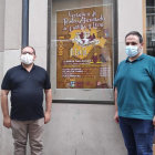 Carrera y Del Riego ayer durante la presentación. A. R.