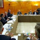 Un momento de la reunión de la comisión de minería de Castilla y León, que se celebró en Valladolid