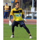Orlando, durante un entrenamiento en el Colomán.