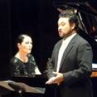 El tenor junto a la pianista Mzia Bachtouridze