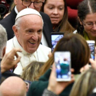 El papa Francisco este miércoles en el Vaticano.