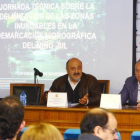 El presidente de la Confederación Hidrográfica del Miño-Sil, José Antonio Quiroga, junto al diputado provincial de Cooperación y SAM, Alfonso Arias.