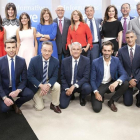 El equipo de profesionales de los Servicios Informativos de TVE, en la presentación de la temporada 2017-18