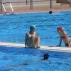 Bañistas en las piscinas de la parte alta de Ponferrada, el pasado verano