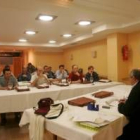 Un momento de la asamblea de los trabajadores del sector forestal