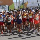 Francisco Arcilla transitó durante los primeros kilómetrso en el grupo cabecero aunque al final quedaba descolgado. AZUBEL