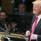 Donald Trump, este martes en la ONU