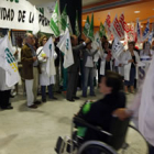 Una de las últimas protestas del Sindicato Médico en León.
