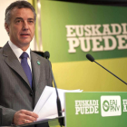 El dirigente del PNV, en su comparecencia.