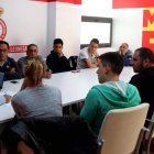 Juan Luis Díez, responsable del Área Social de la Cultural, junto a los socios más activos buscan medidas para fomentar el culturalismo. DL